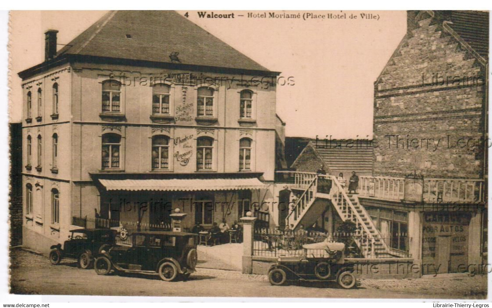 CPA Walcourt  Hôtel Moriame (Place De L'Hôter De Ville) - Walcourt