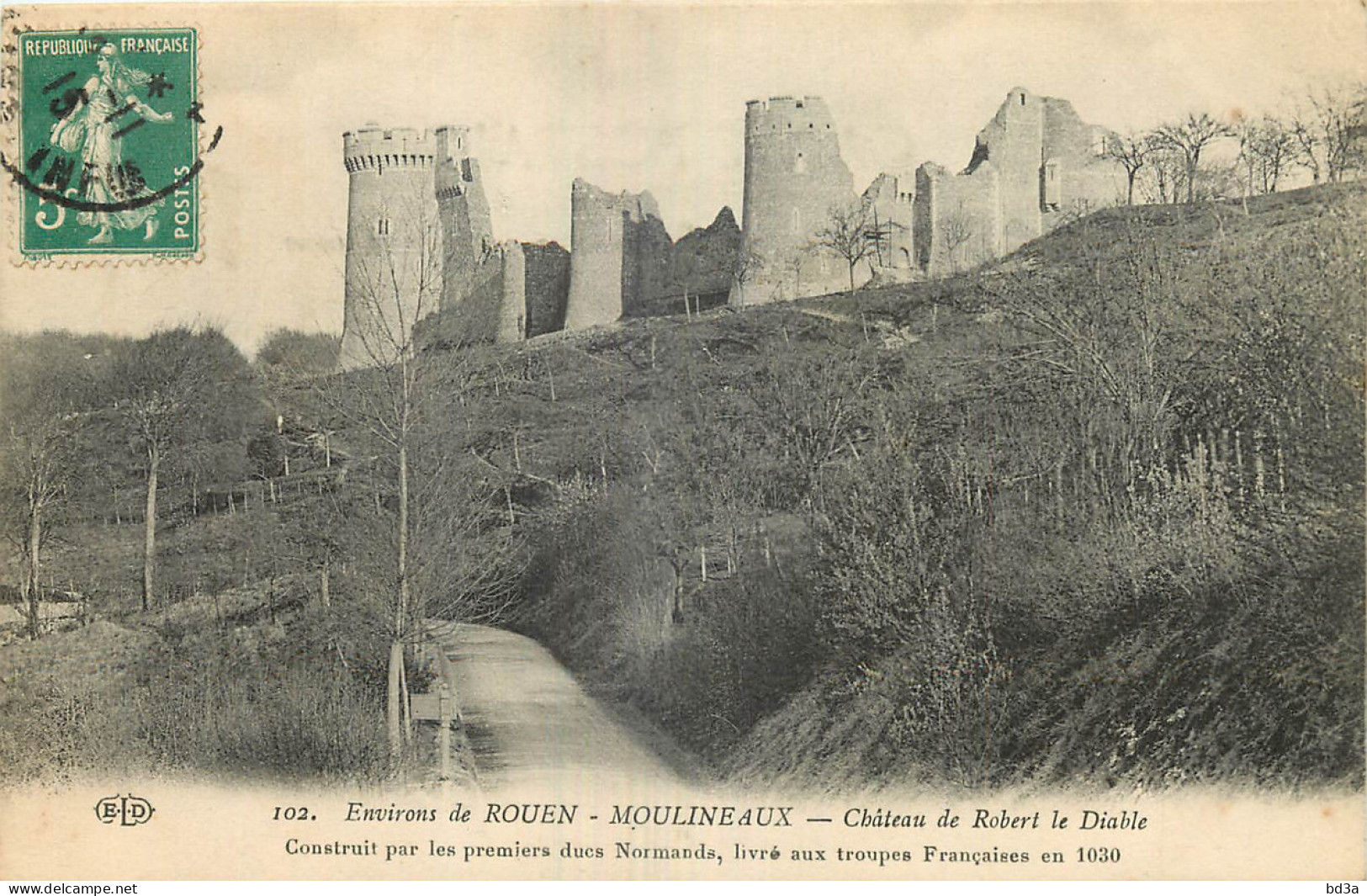 76 - ROUEN - MOULINEAUX - CHATEAU DE ROBERT LE DIABLE - Rouen