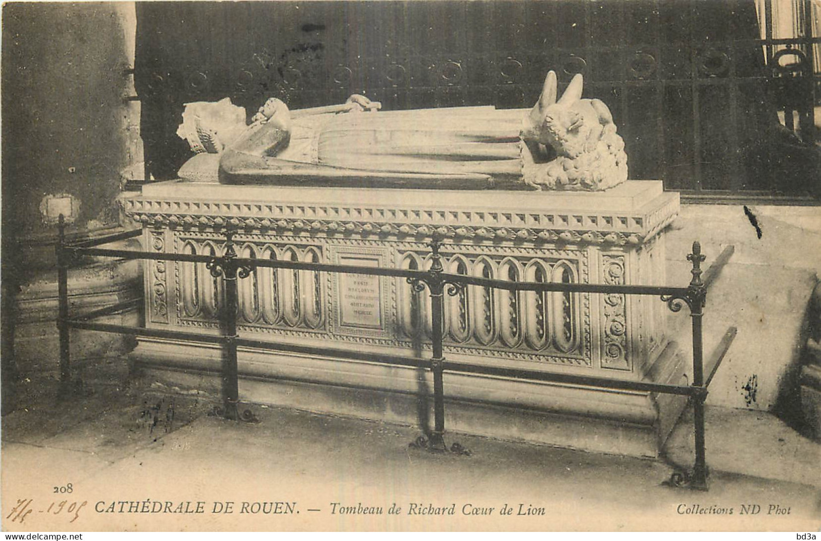 76 - ROUEN - TOMBEAU DE RICHARD CŒUR DE LION - Rouen