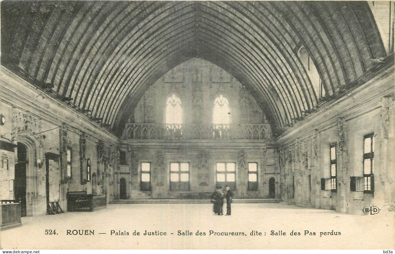 76 - ROUEN - PALAIS DE JUSTICE - SALLE DES PROMENEURS - Rouen