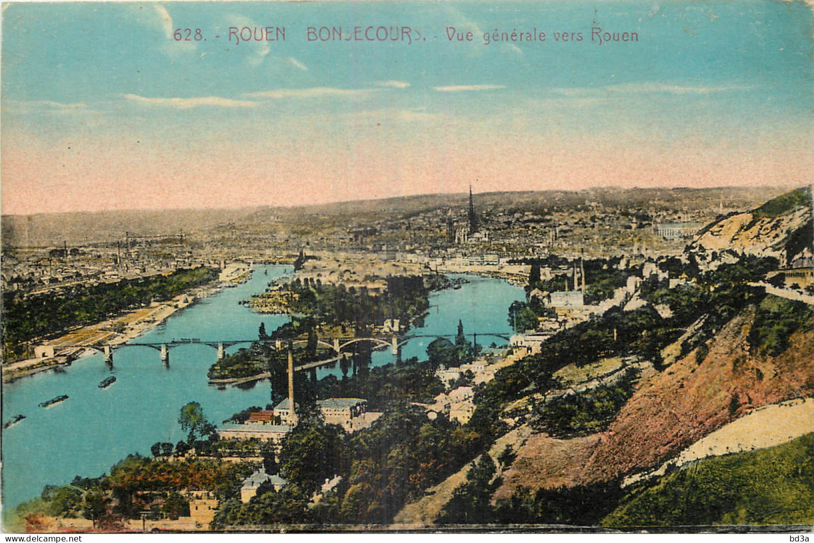 76 - ROUEN - BONSECOURS - VUE GENERALE - Bonsecours