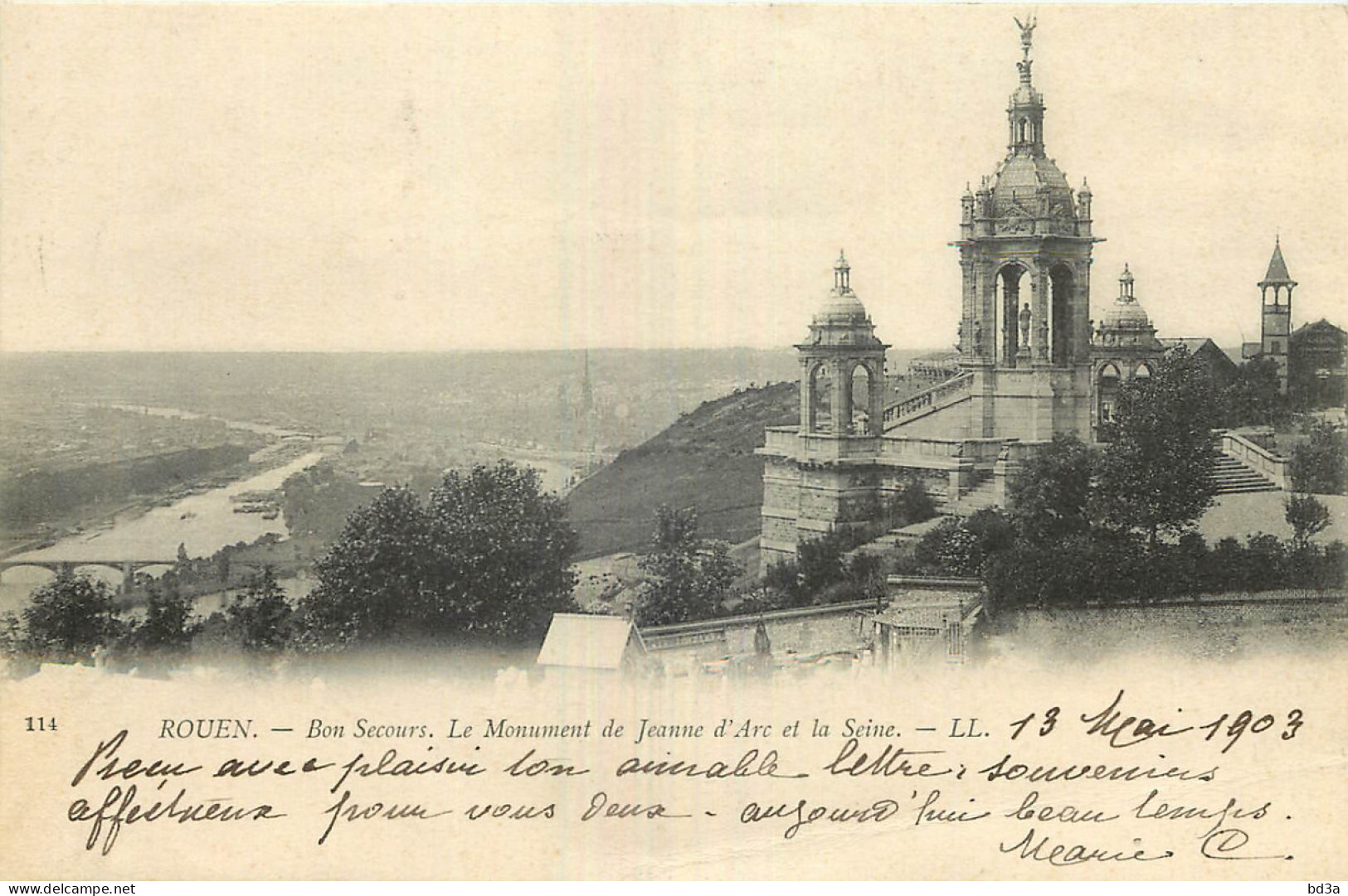 76 - ROUEN - MONUMENT JEANNE D'ARC - Bonsecours