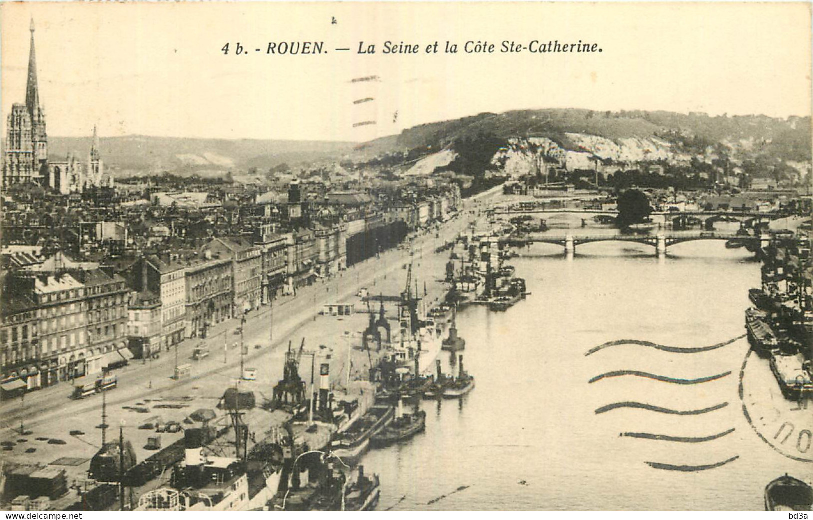 76 - ROUEN - LA SEINE ET LA COTE STE CATHERINE - Rouen