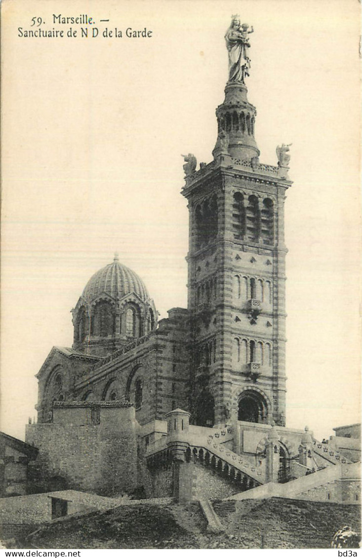 13 - MARSEILLE - NOTRE DAME DE LA GARDE - Notre-Dame De La Garde, Lift