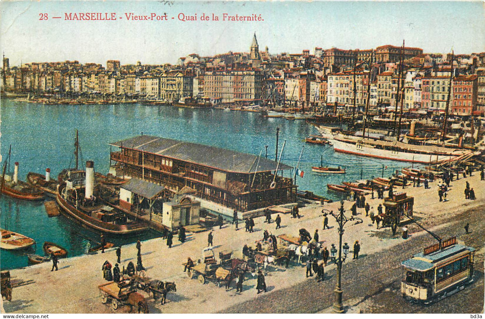 13 - MARSEILLE - VIEUX PORT - QUAI DE LA FRATERNITE - Vecchio Porto (Vieux-Port), Saint Victor, Le Panier