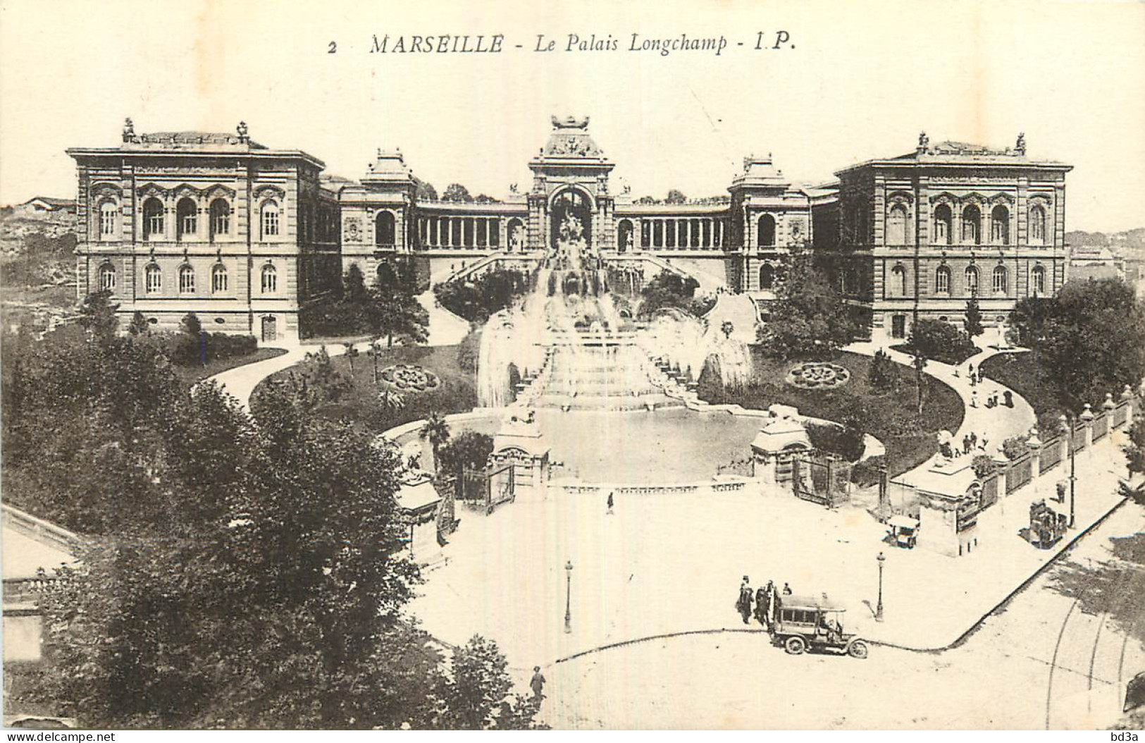 13 - MARSEILLE - LE PALAIS LONGCHAMP - PUBLICITE HUILE D'OLIVE A. VIAL - Unclassified