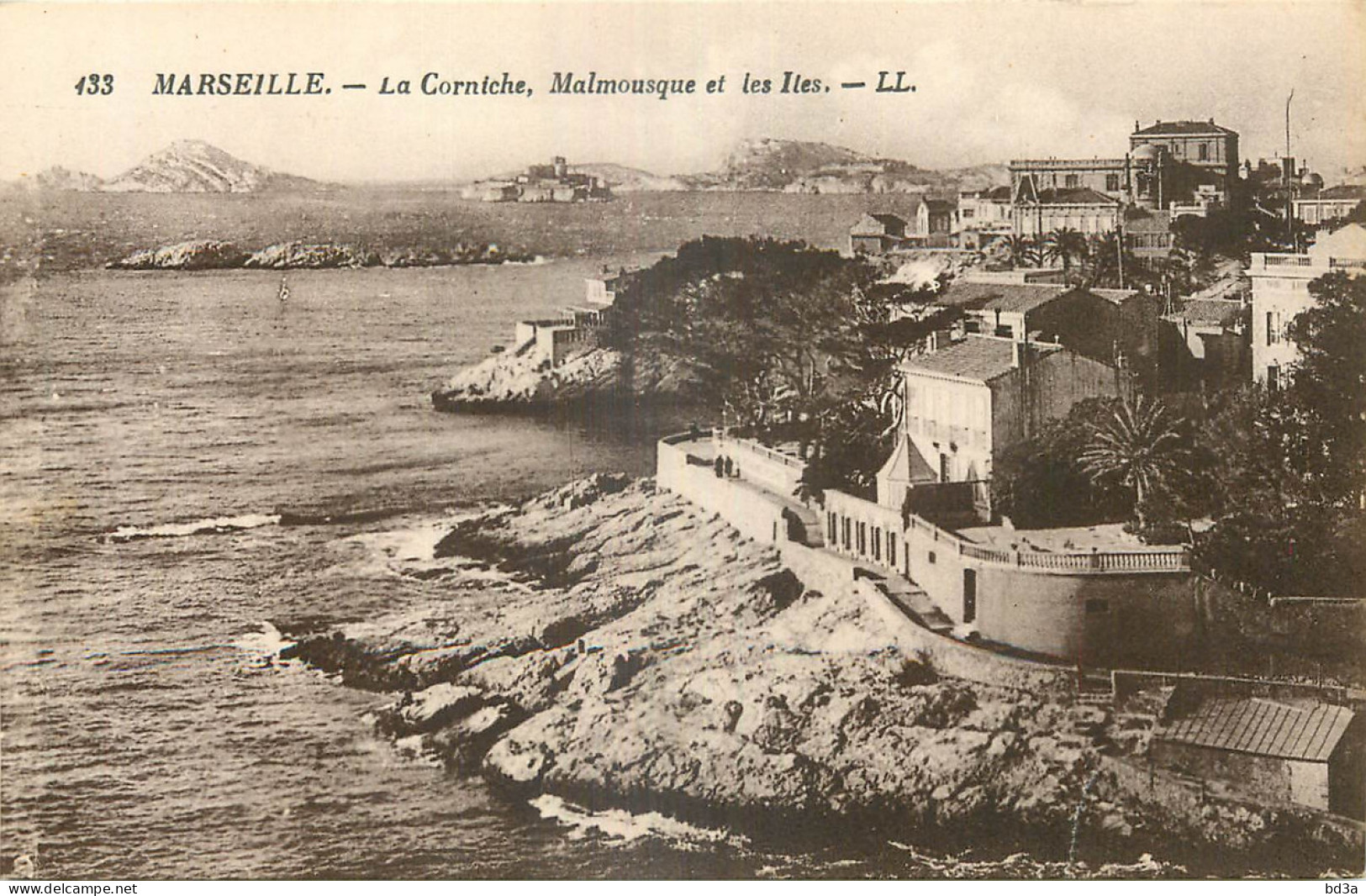 13 - MARSEILLE - LA CORNICHE - Endoume, Roucas, Corniche, Spiaggia