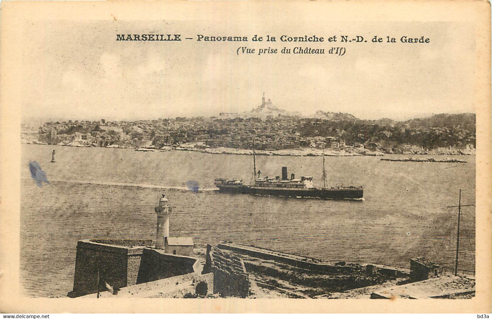 13 - MARSEILLE - PANORAME DE LA CORNICHE - Endoume, Roucas, Corniche, Spiaggia