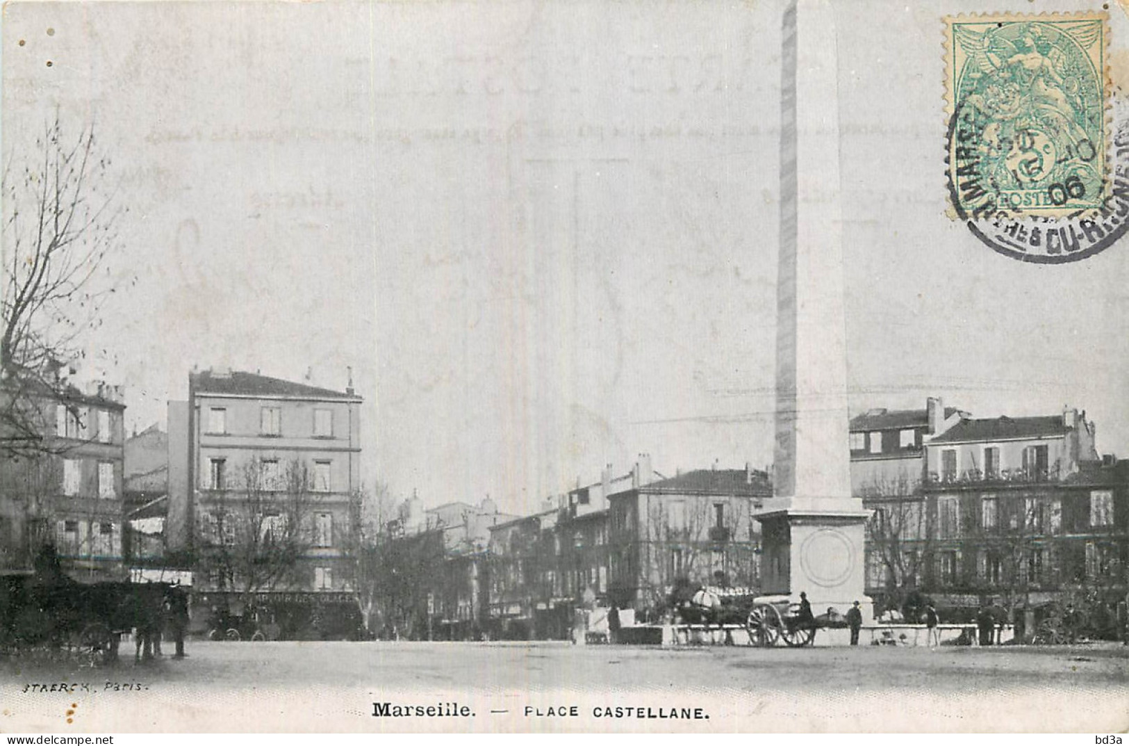13 - MARSEILLE - PLACE CASTELLANE - Castellane, Prado, Menpenti, Rouet