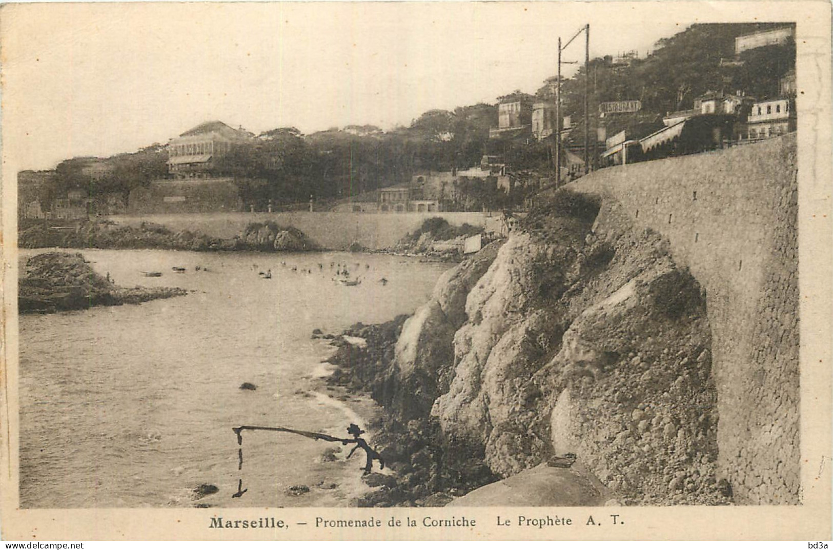 13 - MARSEILLE - PROMENADE DE LA CORNICHE - Endoume, Roucas, Corniche, Plages