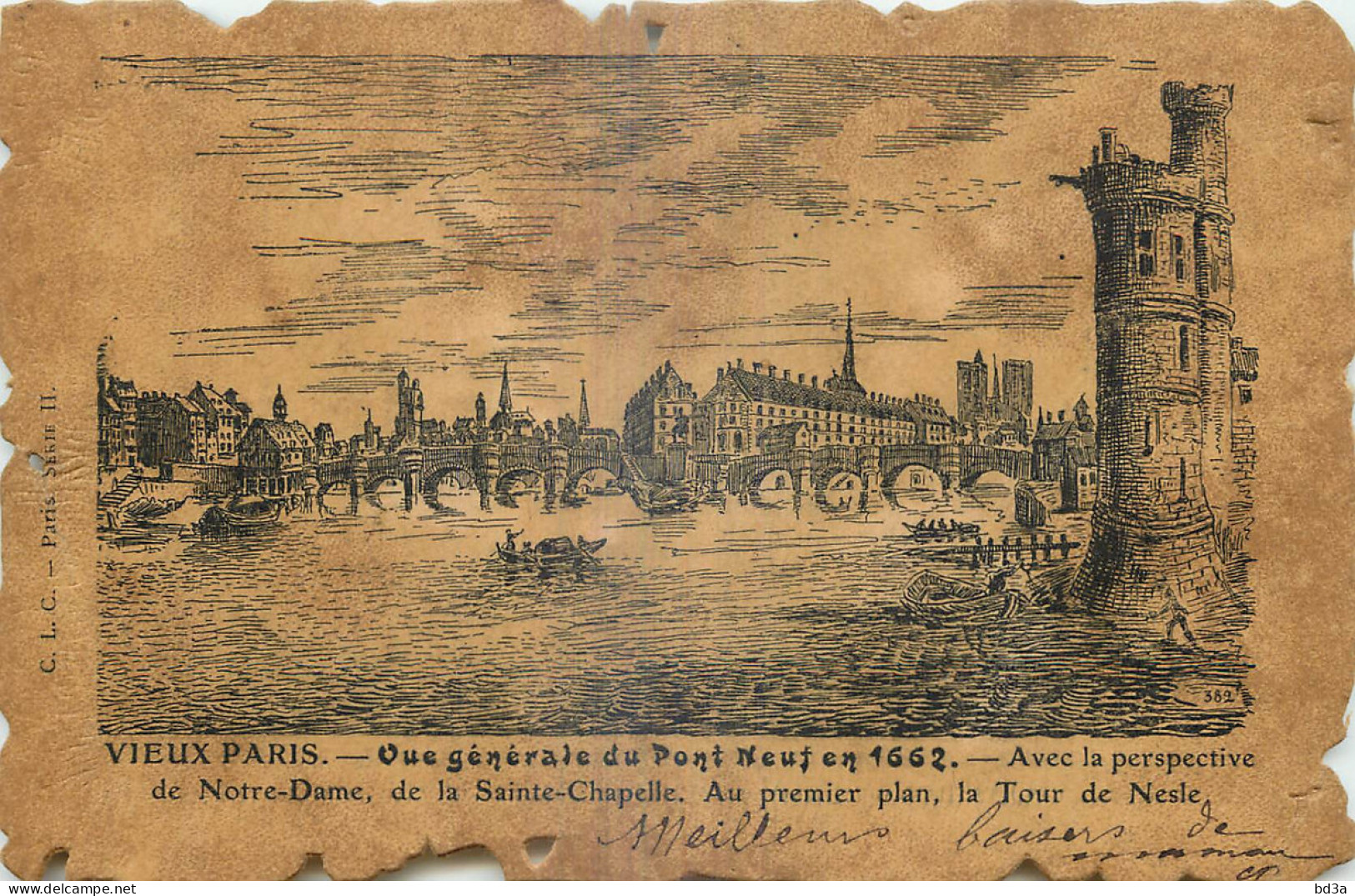 75 - PARIS - VUE GENERALE DU PONT NEUF EN 1662 - Brücken