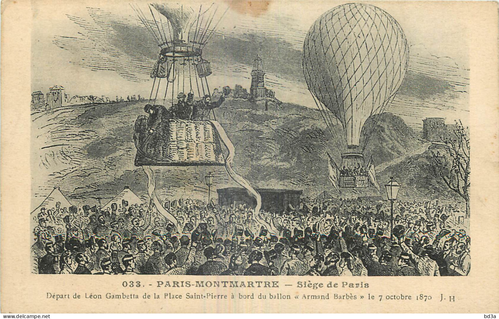 75 - PARIS - MONTMARTRE - SIEGE DE PARIS - Distretto: 18