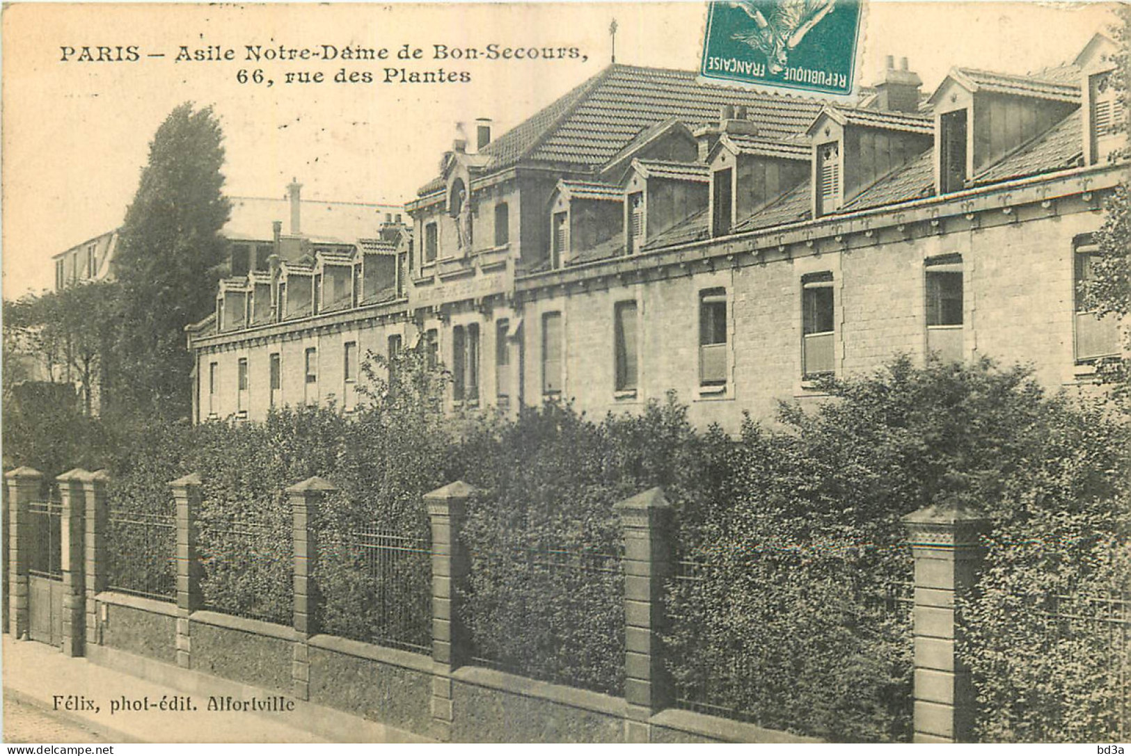 75 - PARIS - ASILE NOTRE DAME - RUE DES PLANTES - District 14