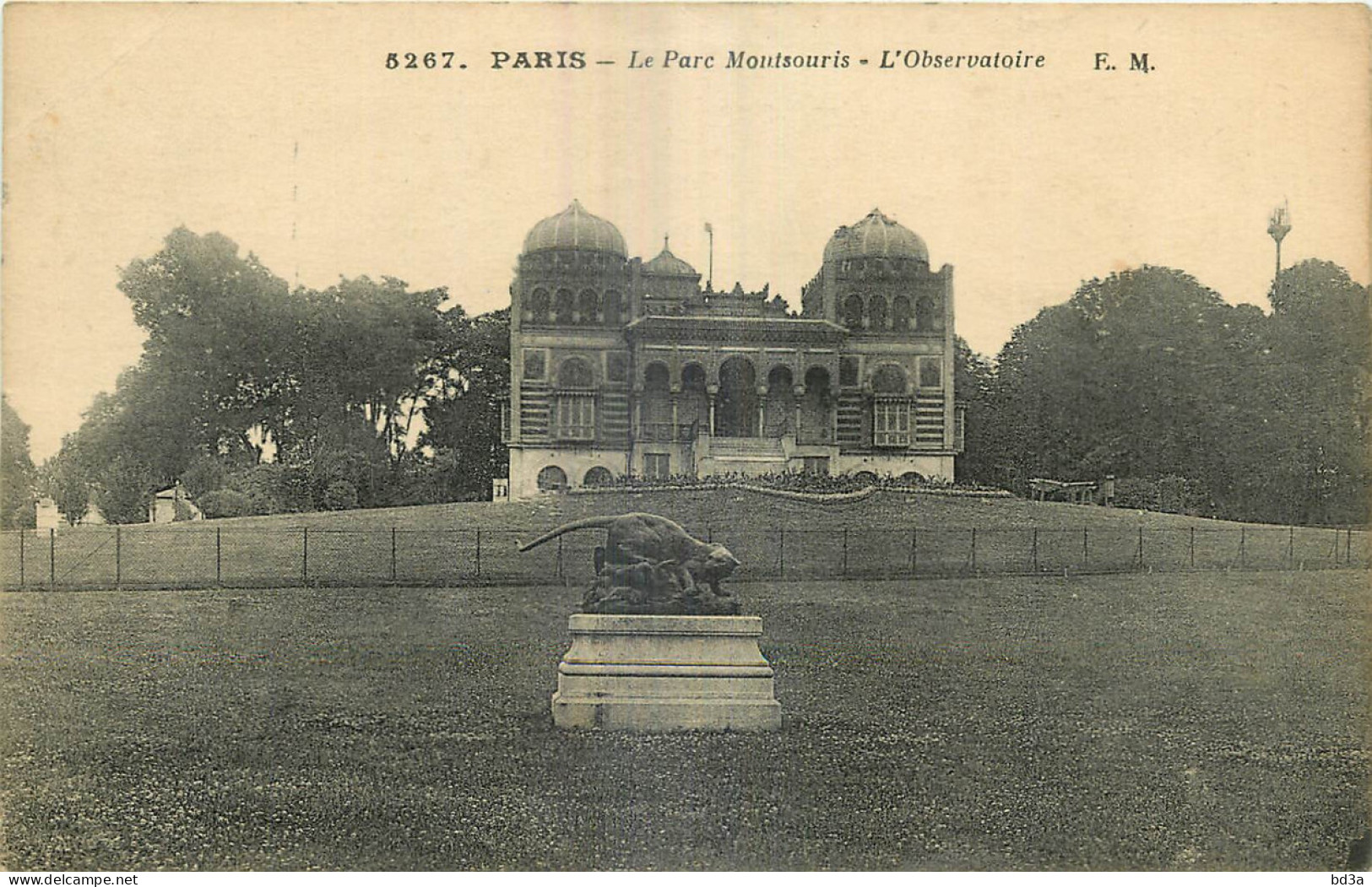 75 - PARIS - PARC MONTSOURIS - L'OBSERVATOIRE - Parcs, Jardins