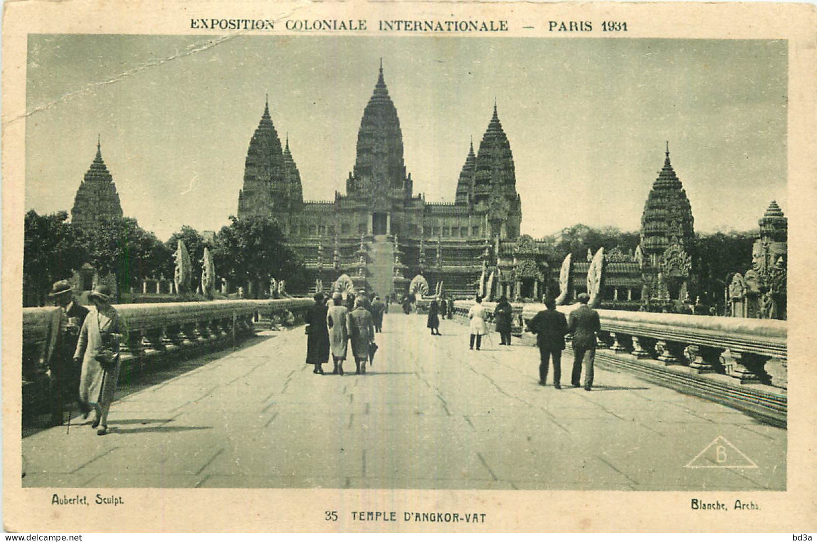 75 - PARIS - EXPOSITION 1931 - TEMPLE D'ANGKOR VAT - Exposiciones