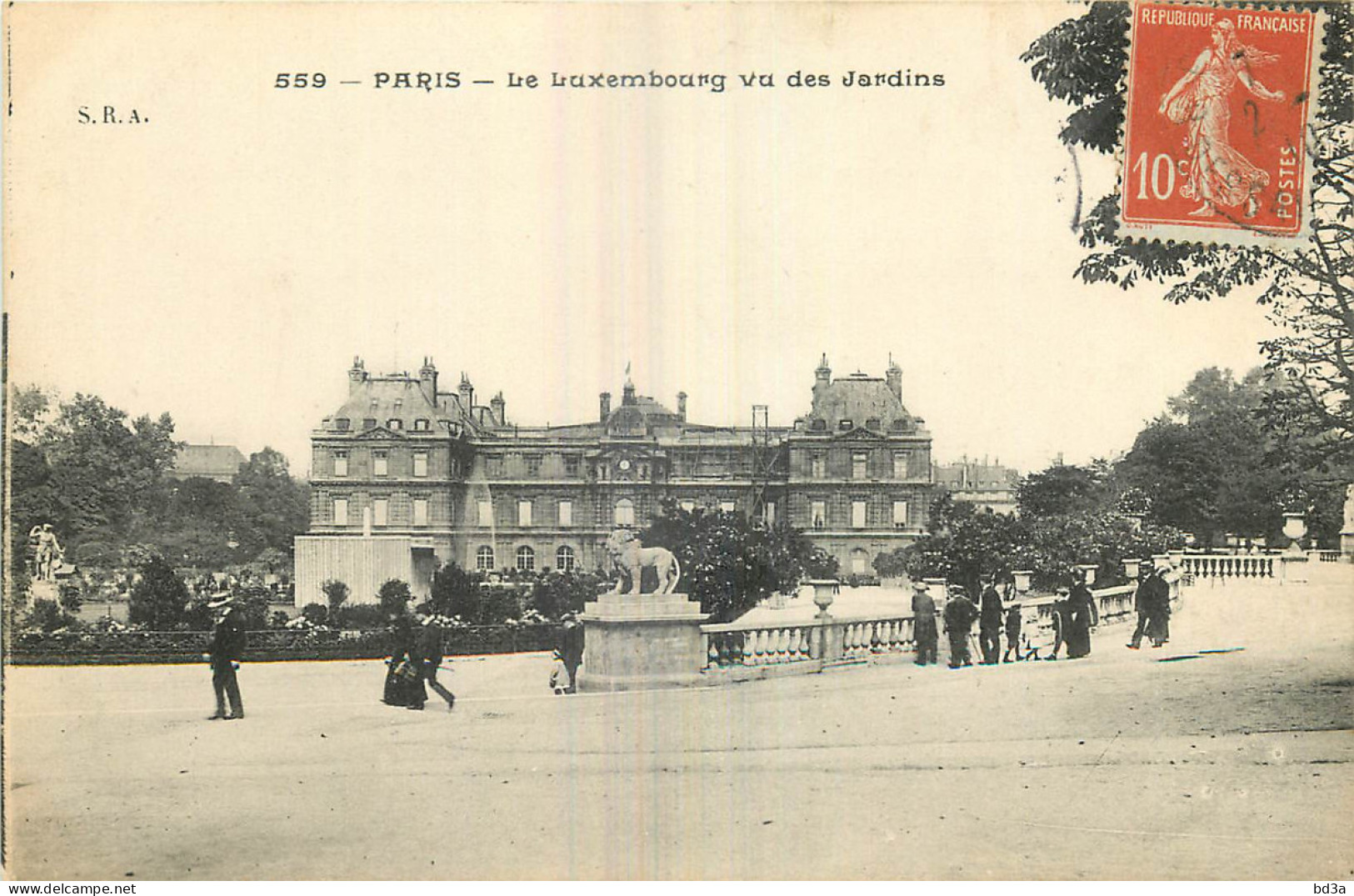 75 - PARIS - LE LUXEMBOURG VU DES JARDINS - Autres Monuments, édifices