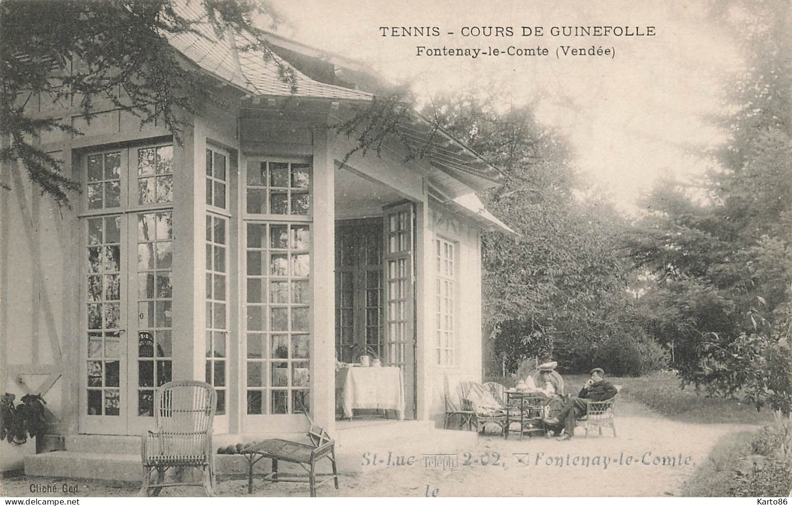 Fontenay Le Comte * Tennis Cours De Guinefolle * St Luc Tel2-02 * Sport - Fontenay Le Comte
