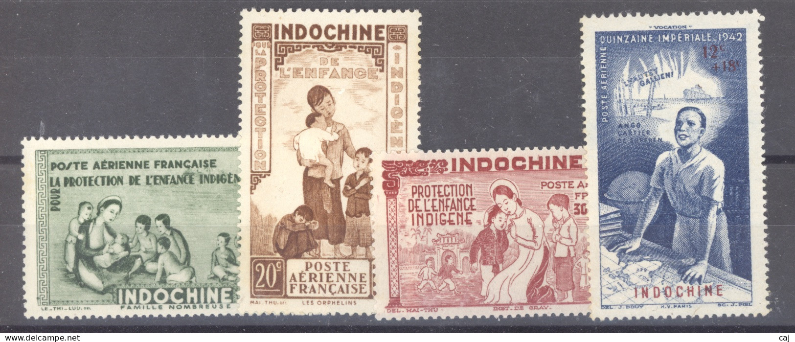 Indochine   -  Avion  :  Yv  20-23  ** - Airmail