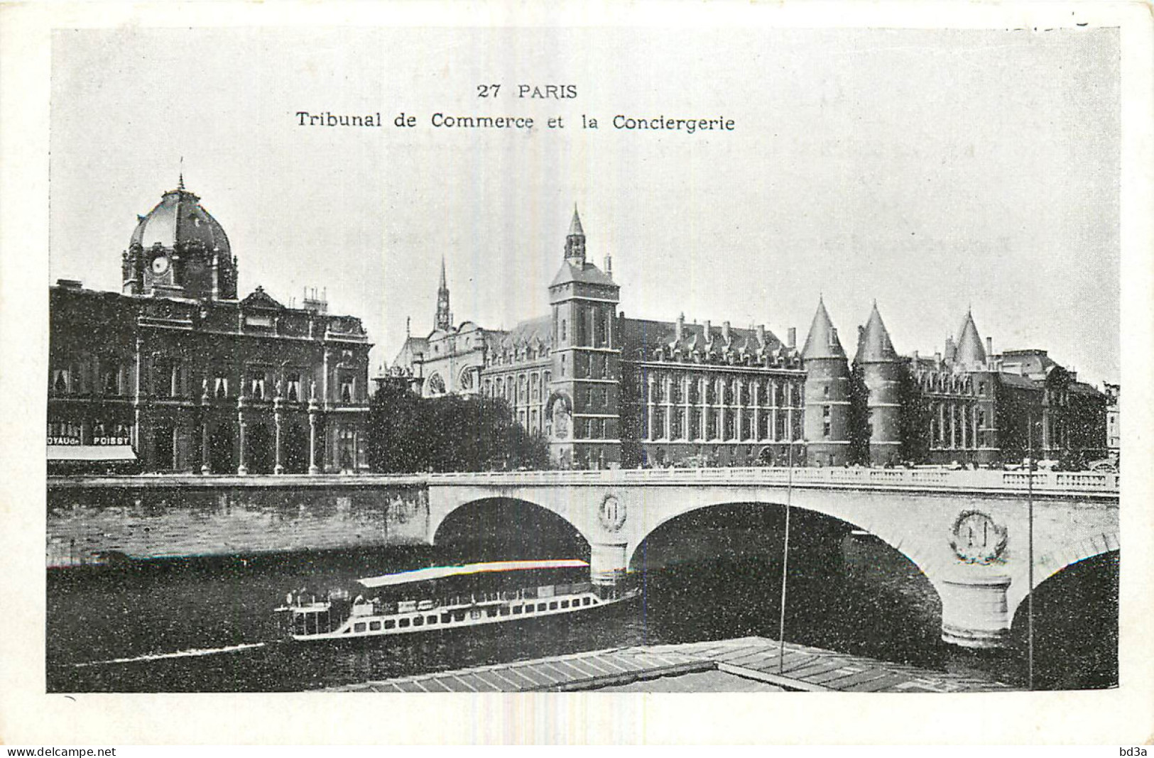 75 - PARIS - TRIBUNAL DE COMMERCE ET LA CONCIERGERIE - Autres Monuments, édifices