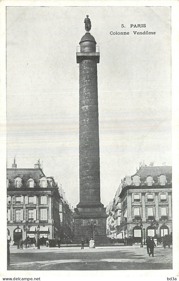 75 - PARIS - COLONNE VENDOME - Autres Monuments, édifices