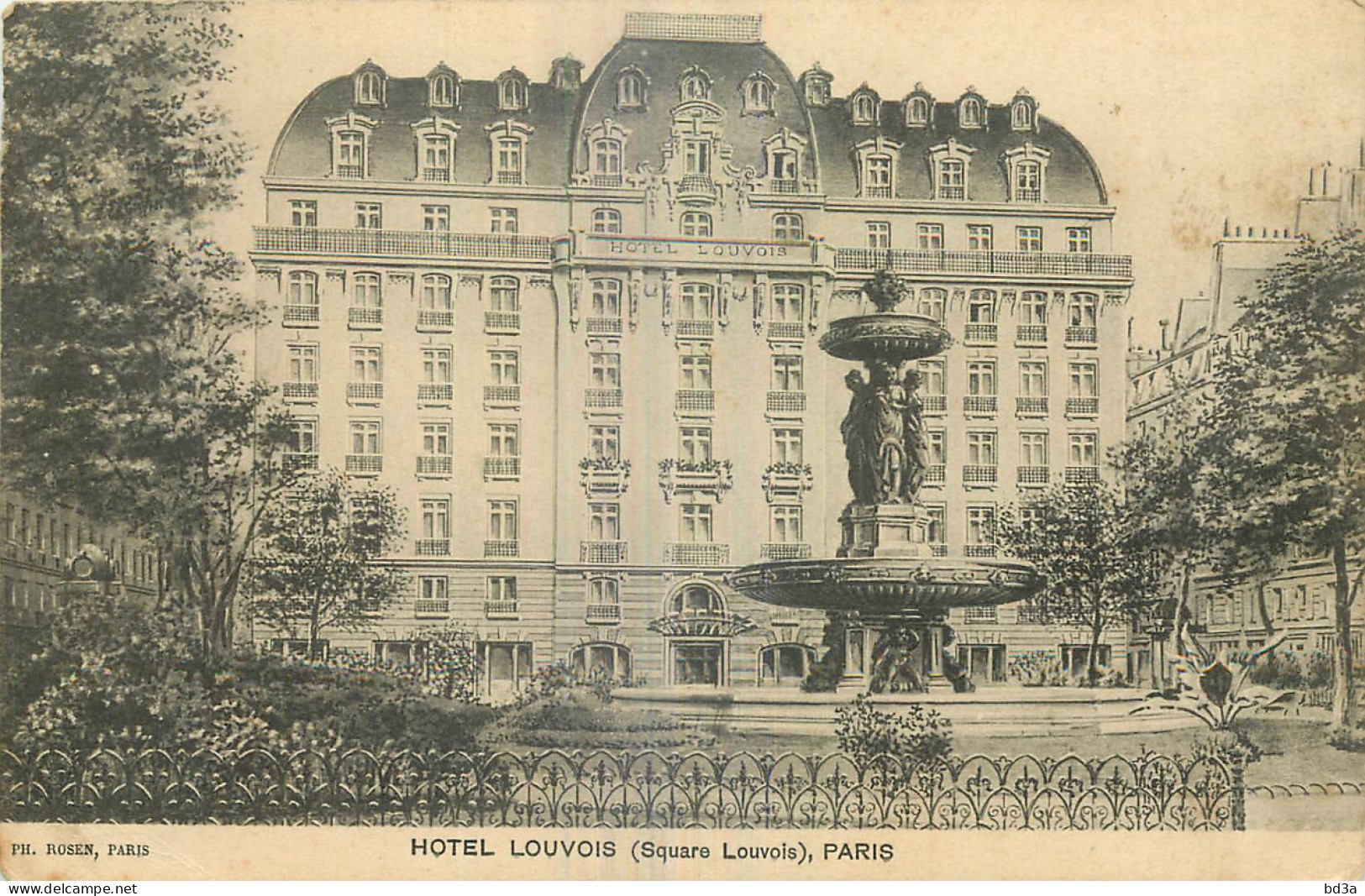 75 - PARIS - HOTEL LOUVOIS - Arrondissement: 02