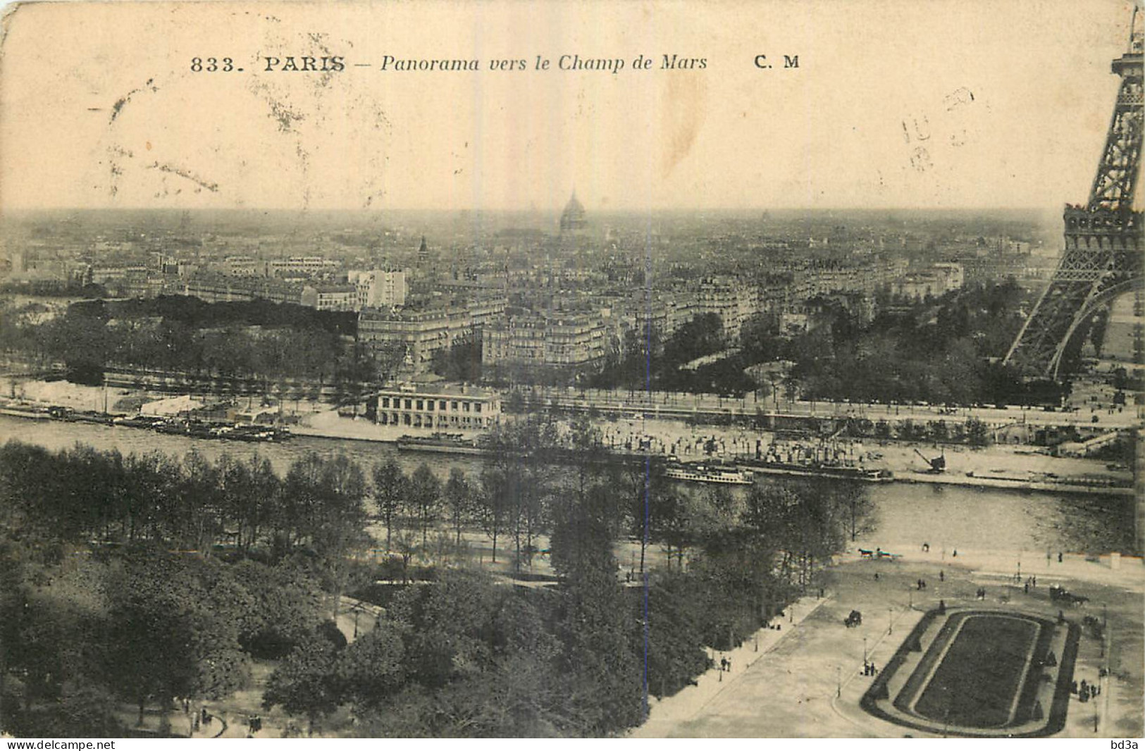75 - PARIS - PANORAMA VERS LE CHAMP DE MARS - Panoramic Views