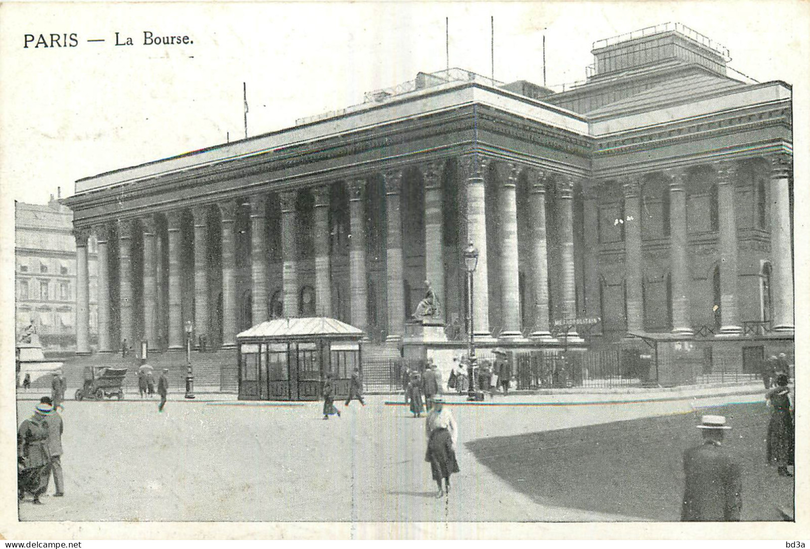 75 - PARIS - LA BOURSE - CORRESPONDANCE 1917 - Andere Monumenten, Gebouwen