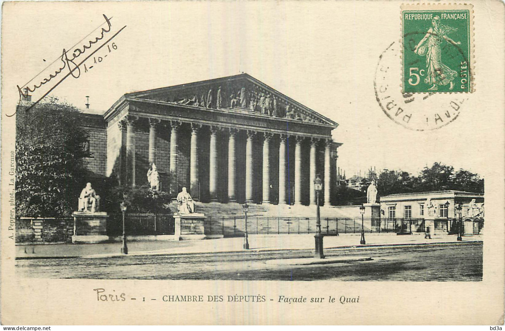 75 - PARIS - CHAMBRE DES DEPUTES - Sonstige Sehenswürdigkeiten