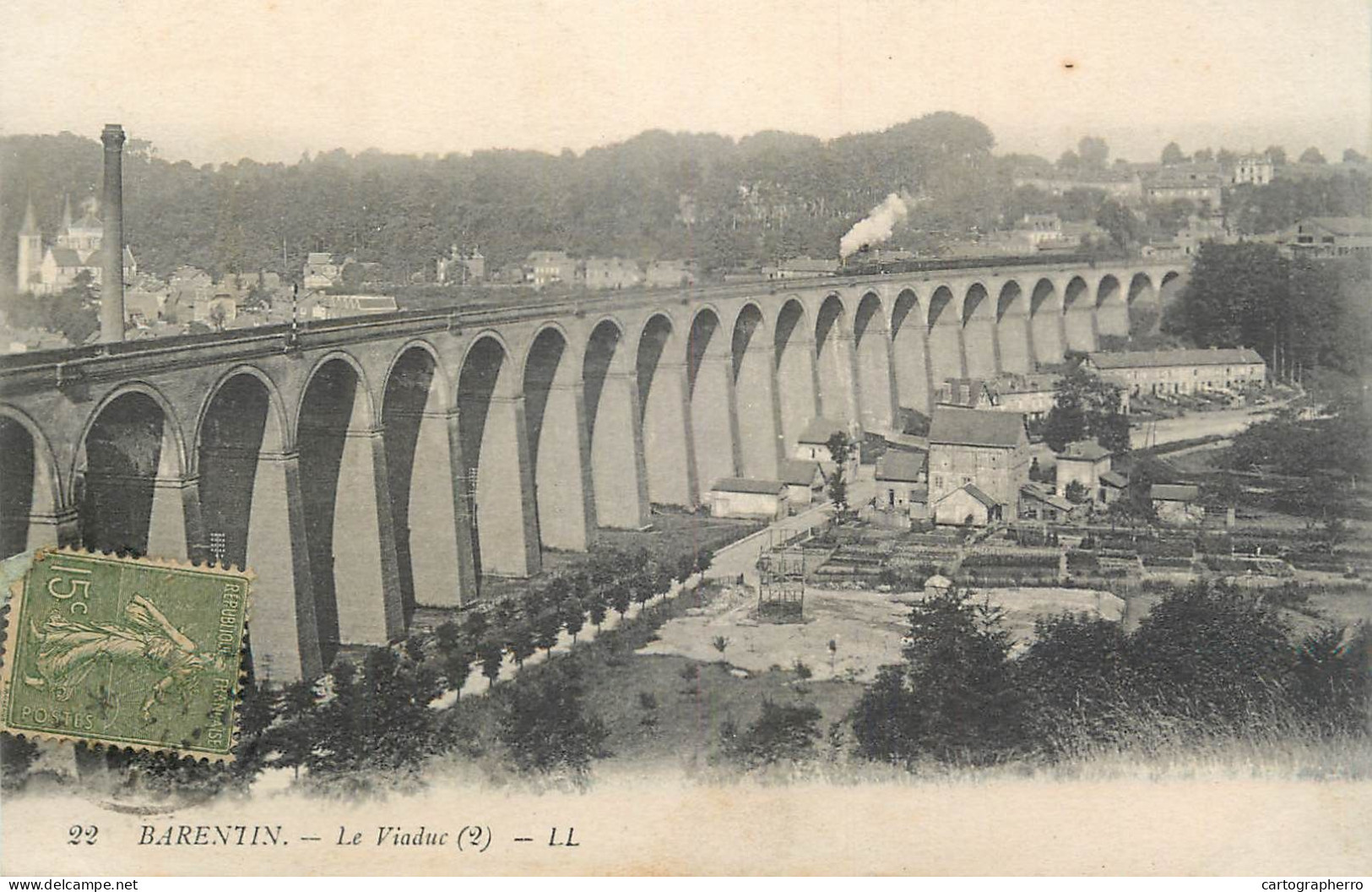 BARENTIN (Seine Maritime) Viaduc - Barentin