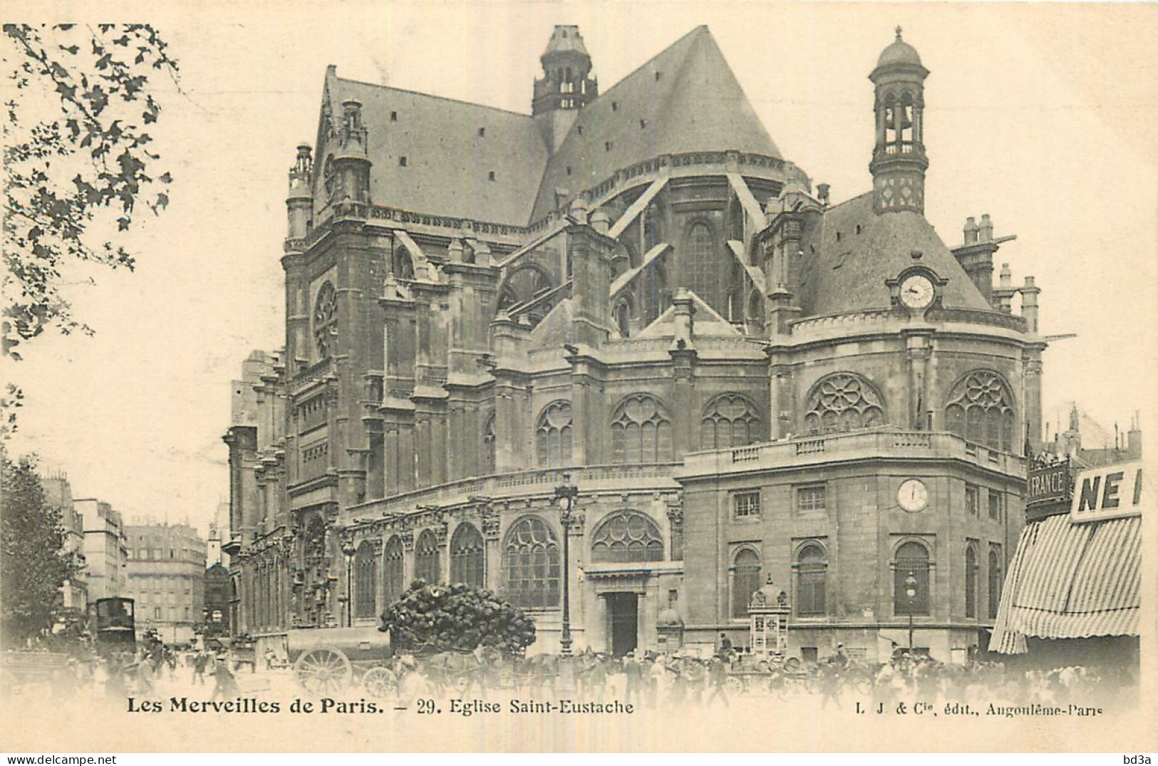 75 - LES MERVEILLES DE PARIS - EGLISE SAINT EUSTACHE - Konvolute, Lots, Sammlungen