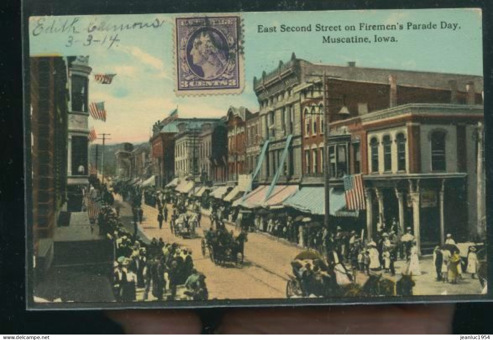 IOWA SEAST SECOND STREET ON FIREMEN S PARADE             ( MES PHOTOS NE SONT PAS JAUNES ) - Autres & Non Classés