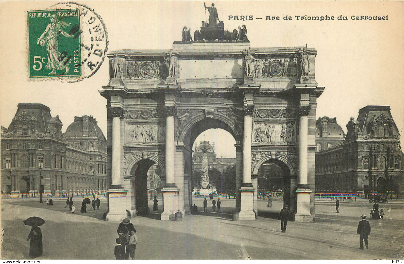 75 - PARIS - ARC DE TRIOMPHE DU CARROUSEL - Arrondissement: 14