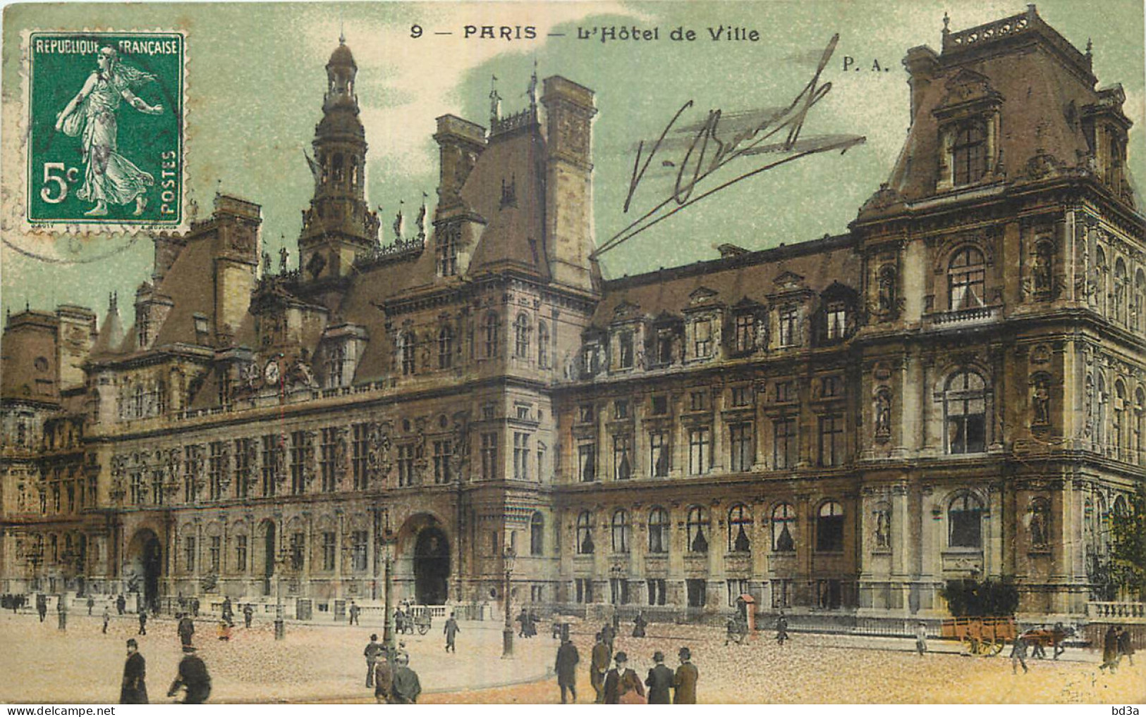 75 - PARIS - PLACE DE L'HOTEL DE VILLE - Arrondissement: 04