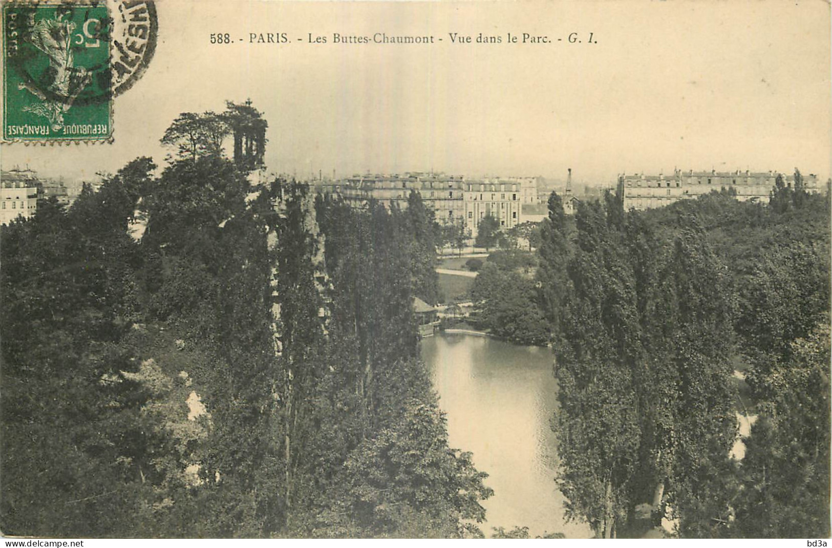 75 - PARIS - BUTTES CHAUMONT - Distretto: 19