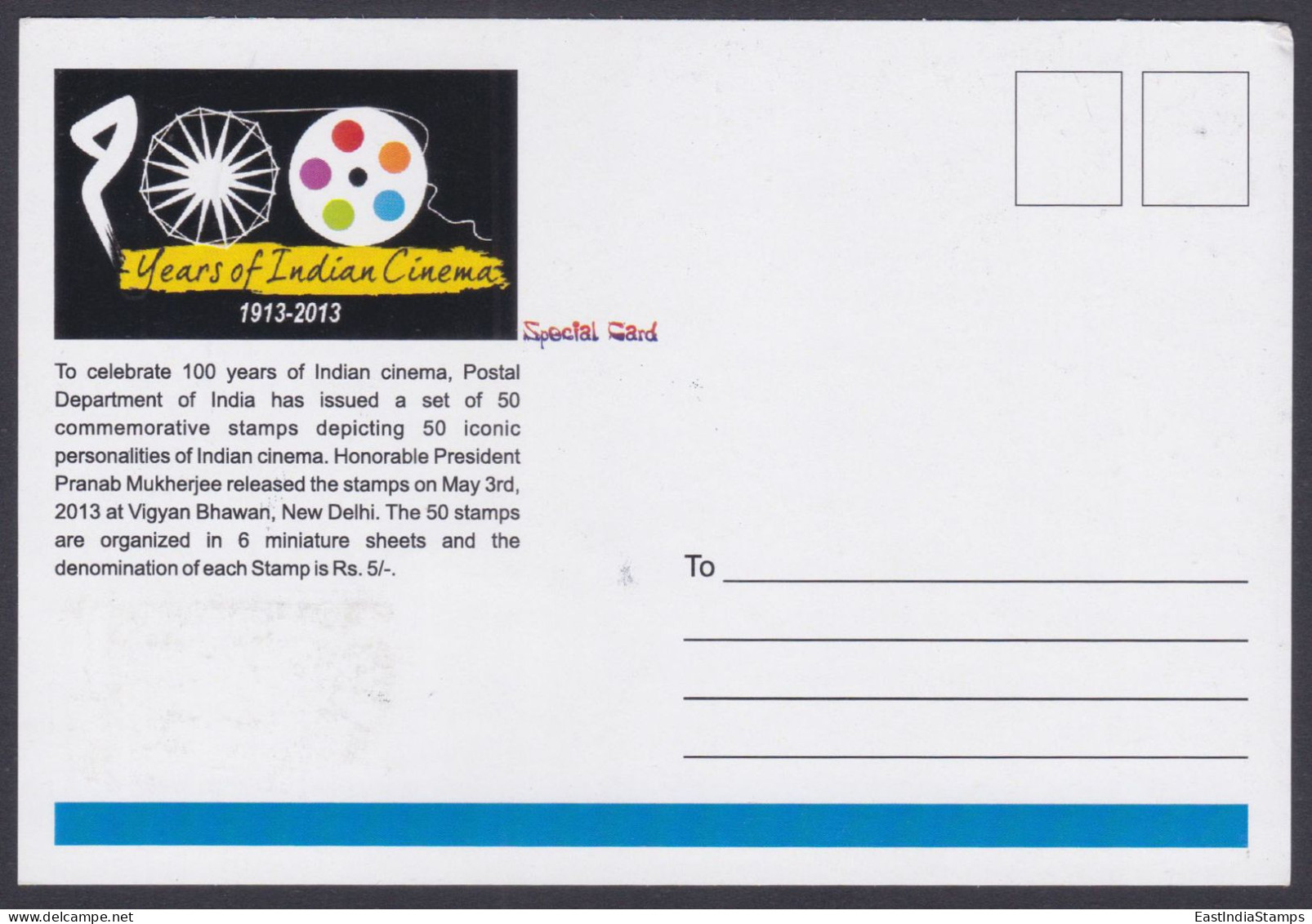 Inde India 2013 Maximum Max Card Chetan Anand, Director, Producer, Screenwriter, Bollywood, Indian Hindi Cinema, Film - Cartas & Documentos