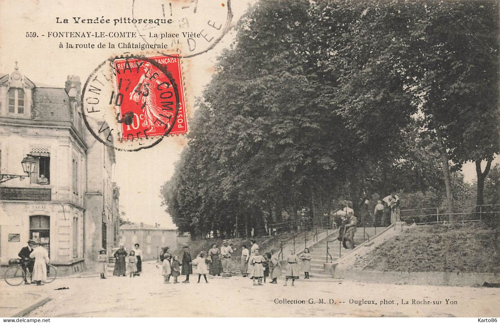 Fontenay Le Comte * La Place Viète à La Route De La Chataigneraie * Débit De Tabac Tabacs TABAC - Fontenay Le Comte