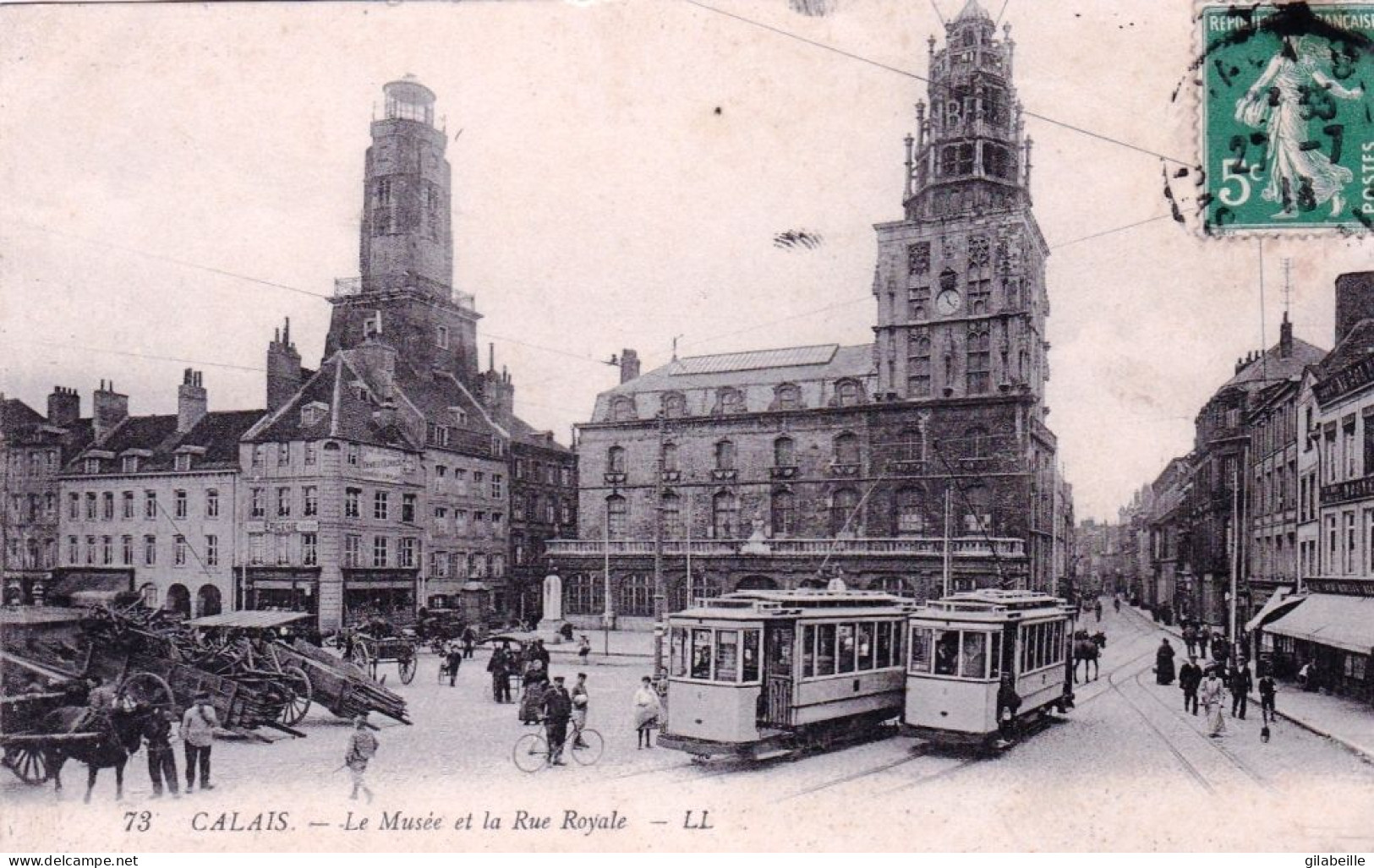 62 - Pas De Calais -  CALAIS - Le Musée Et La Rue Royale - Calais