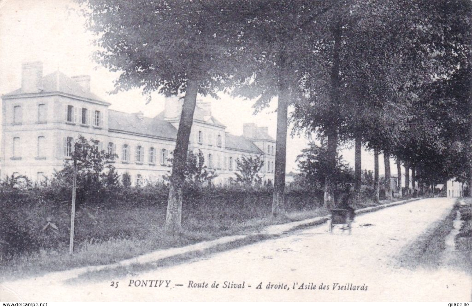 56 - Morbihan - PONTIVY -  Route De Stival - L Asile De Vieillards - Pontivy