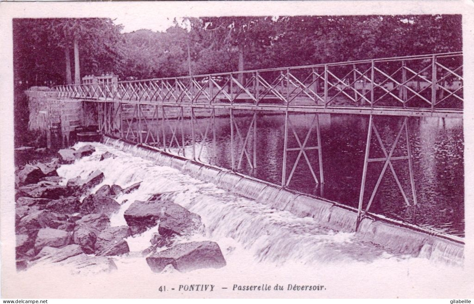 56 - Morbihan - PONTIVY -  Passerelle Du Deversoir - Pontivy