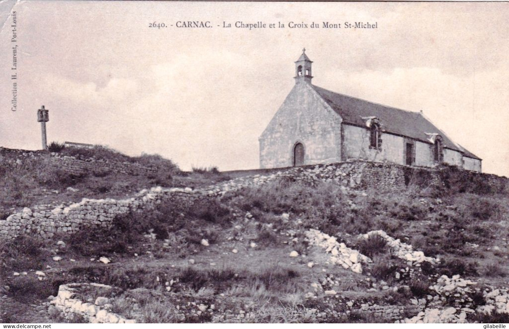 56 - Morbihan -  CARNAC  - La Chapelle Et La Croix Du Mont Saint Michel - Carnac