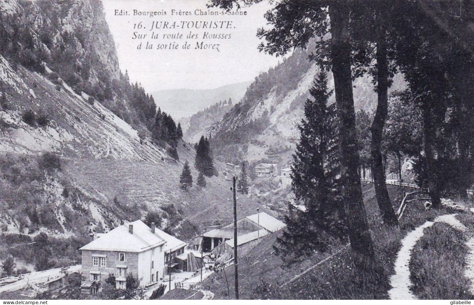 39 - Jura - Sur La Route Des ROUSSES A La Sortie De MOREZ - Other & Unclassified