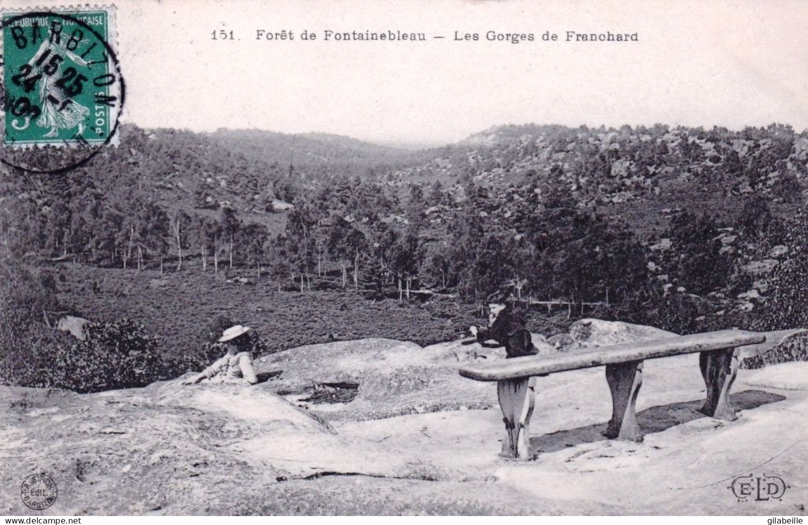 77 - Seine Et Marne -  Foret De FONTAINEBLEAU - Les Gorges De Franchard - Fontainebleau