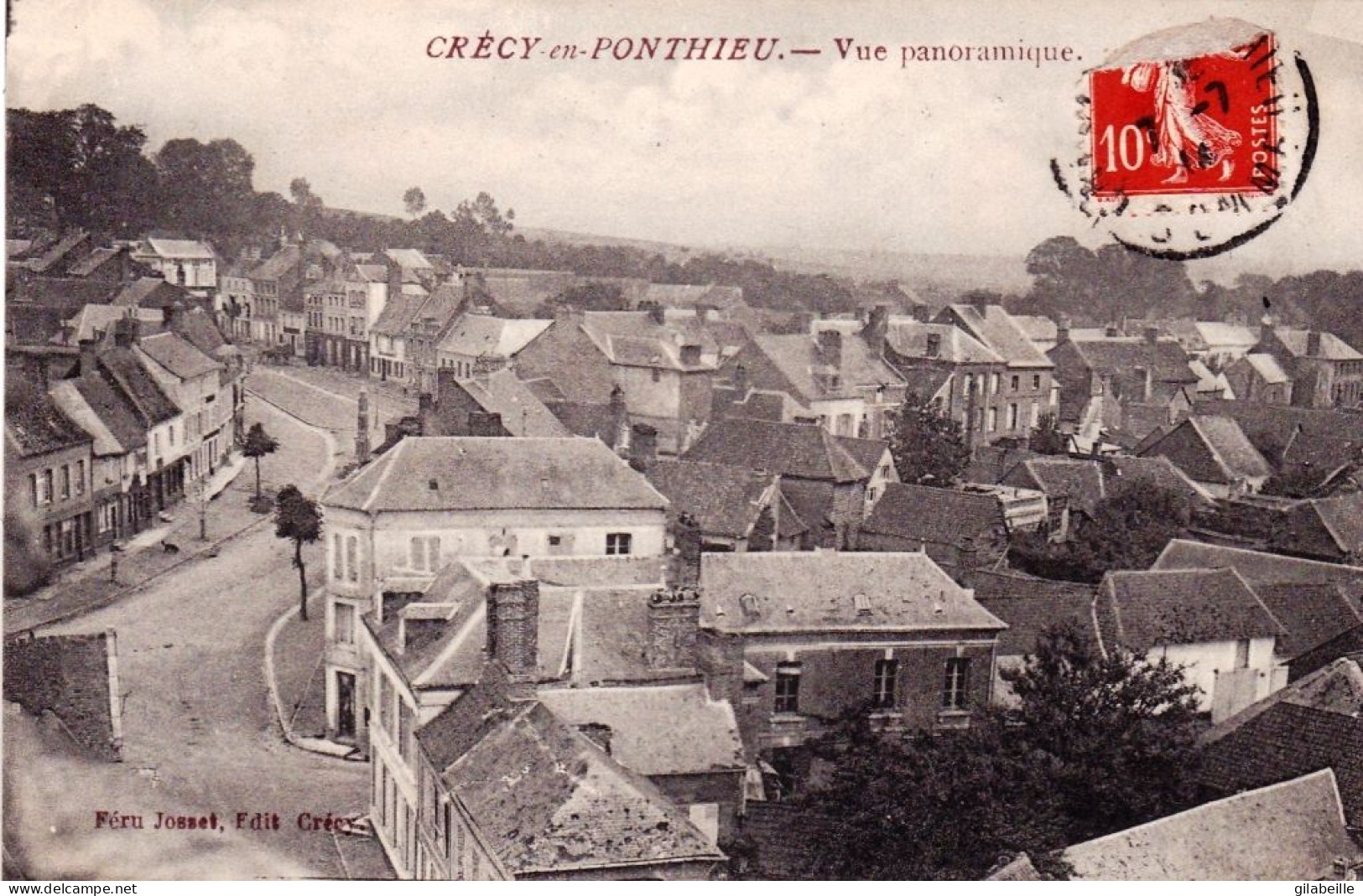80 - Somme -  CRECY En PONTHIEU - Vue Panoramique - Crecy En Ponthieu