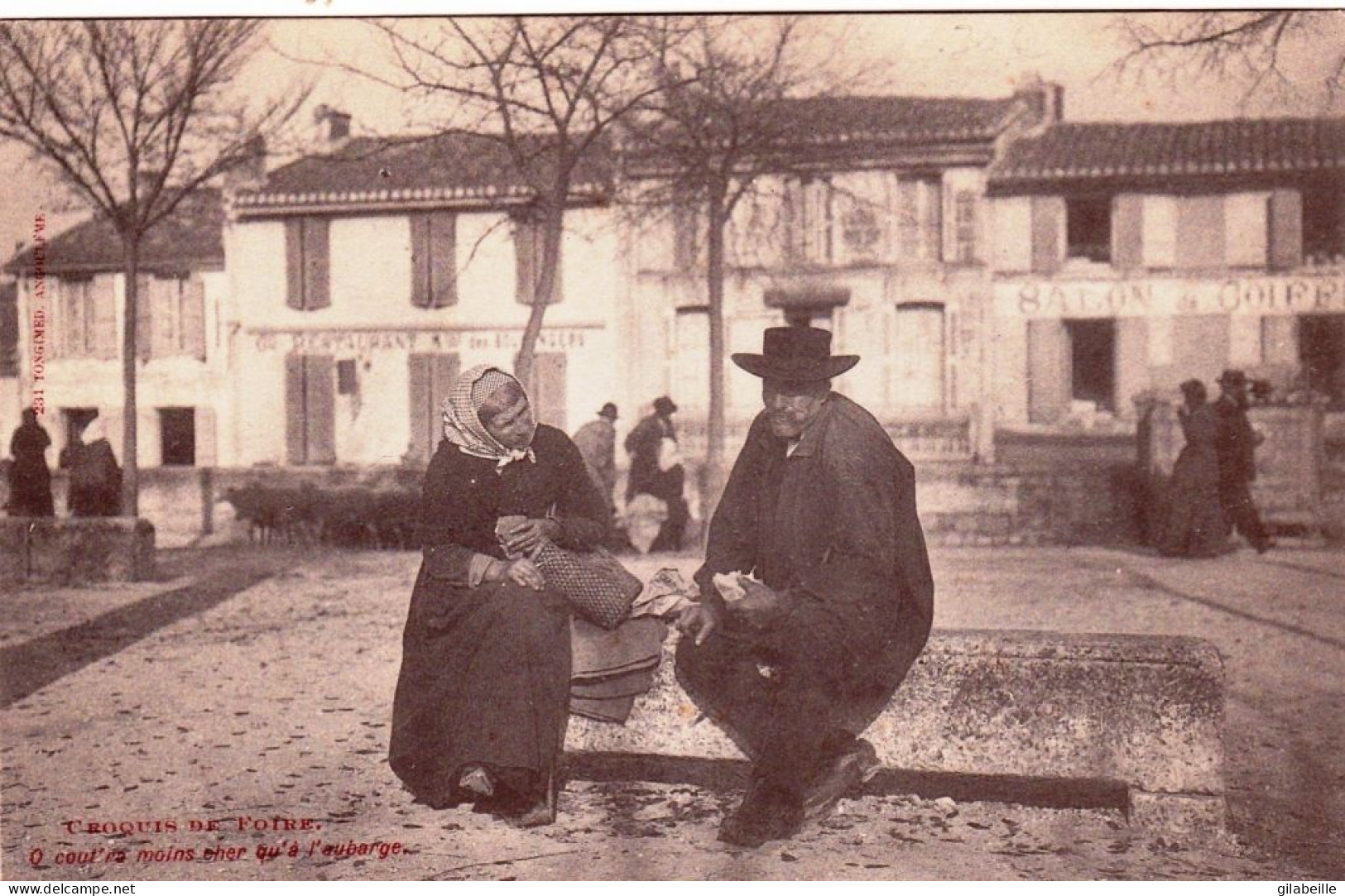 16 - Charente -  Croquis De Foire - O Cout Ra Moins Cher Qu A L Auberge -  - Other & Unclassified