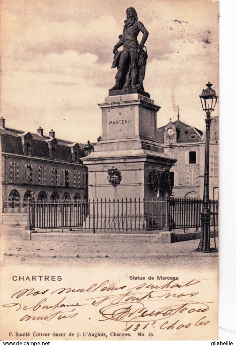 28 - Eure Et Loir -  CHARTRES - Statue De Marceau - Chartres