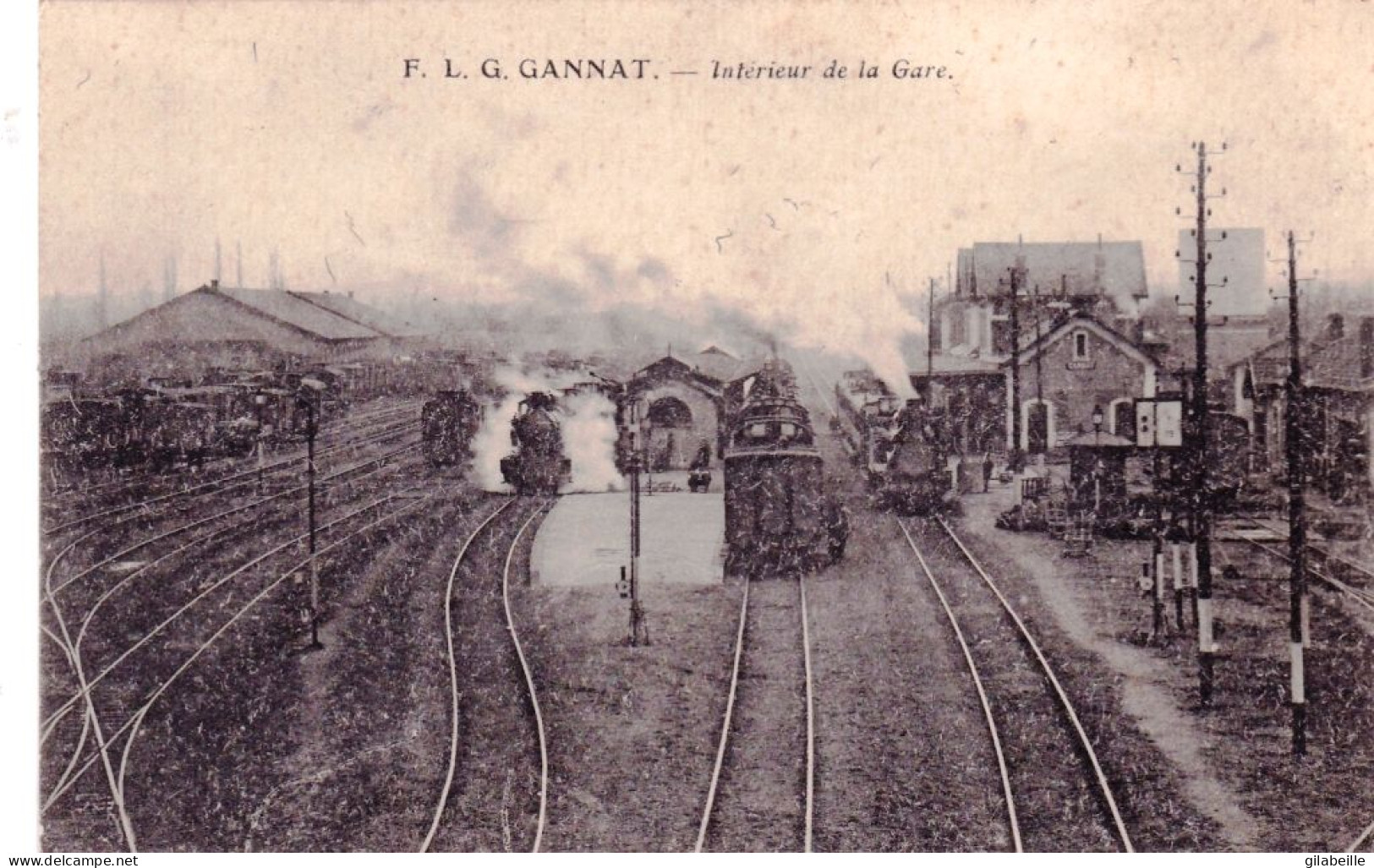 03 - Allier -  GANNAT - Interieur De La Gare - Sonstige & Ohne Zuordnung