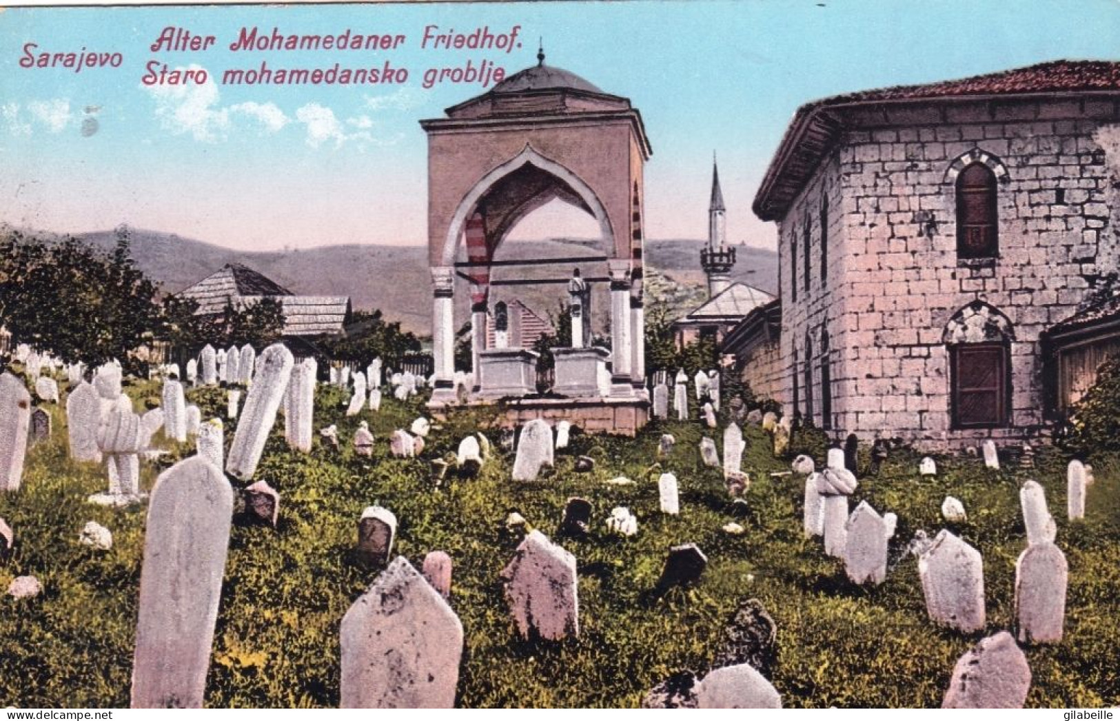 Bosnia Hercegovia - SARAJEVO - Сарајево - Alter Mohamedaner Friedhof - Bosnien-Herzegowina