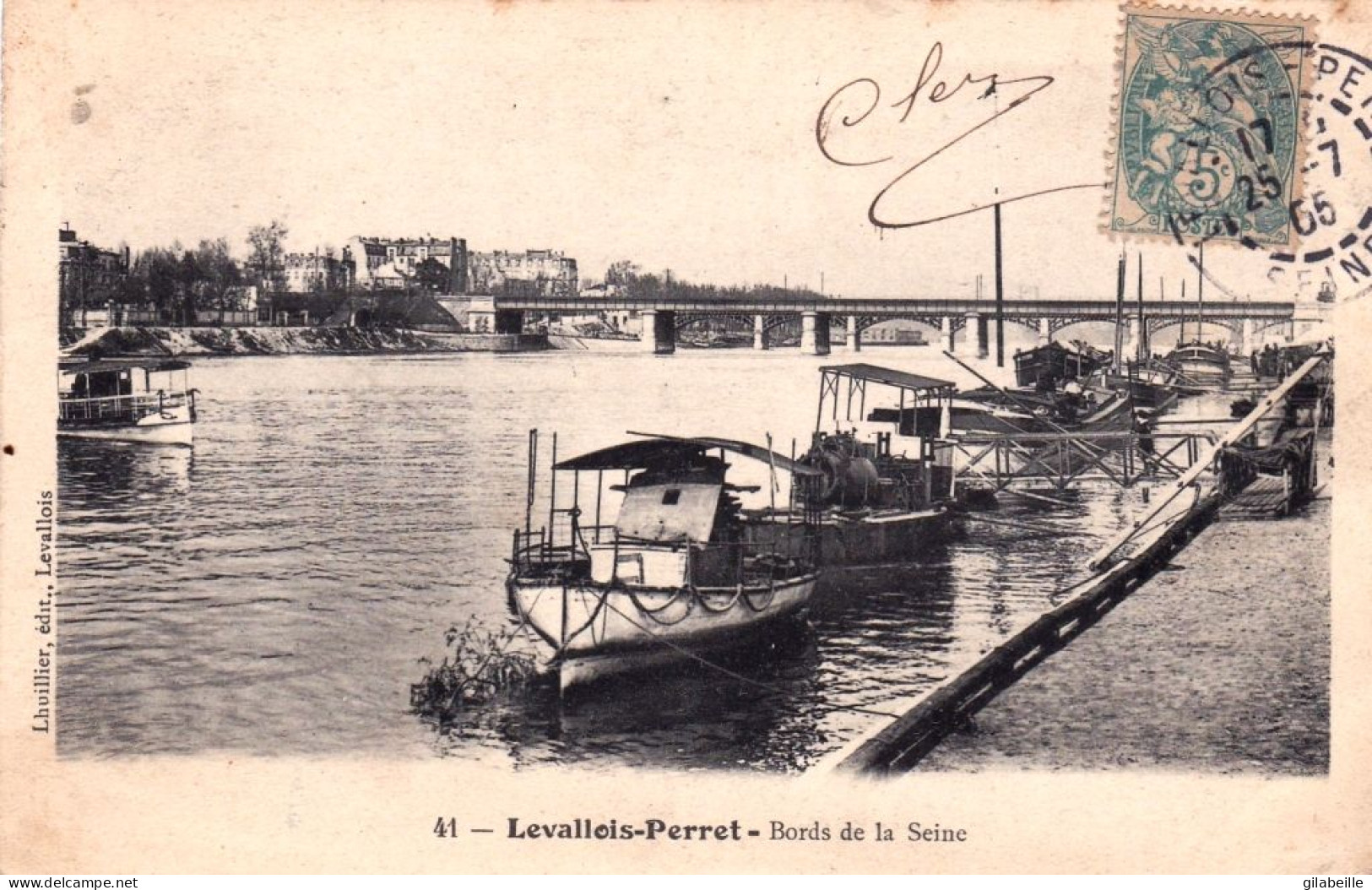 92 - Hauts De Seine -  LEVALLOIS PERRET - Bords De La Seine - Levallois Perret