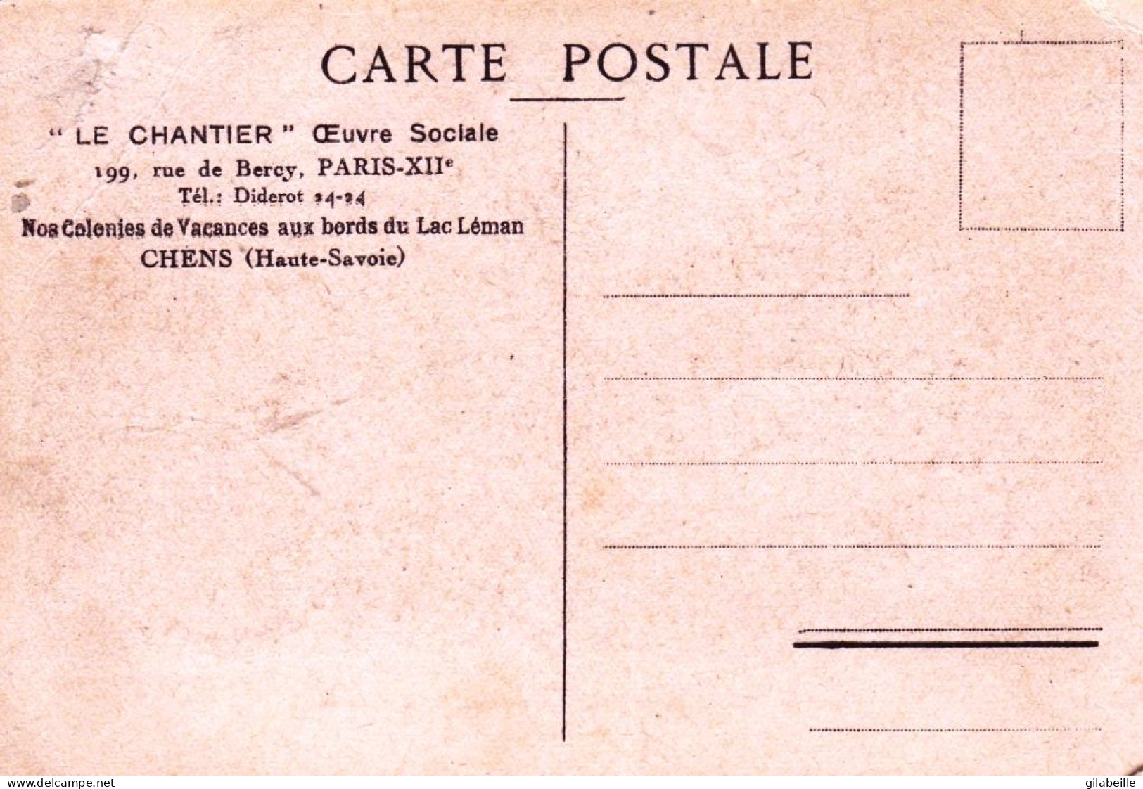 74 - CHENS Sur LEMAN - Hermancia - Colonies Vacances Du CHANTIER - Messe Dans La Grande Prairie - Bonjour Aux Anciens !! - Other & Unclassified