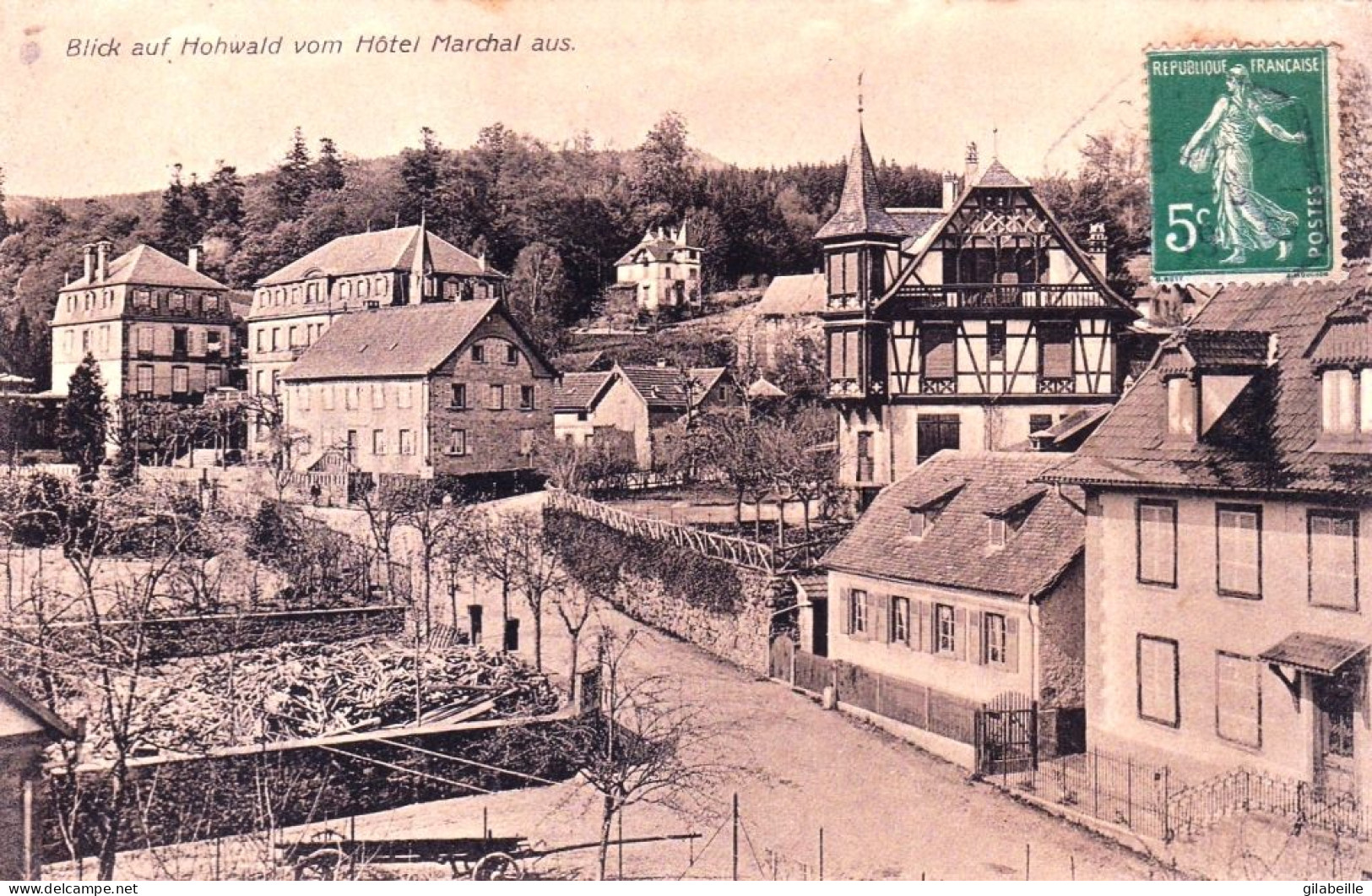 67 - Bas Rhin - Blick And HOHWALD Vorn Hotel Marchal  Aus - Sonstige & Ohne Zuordnung